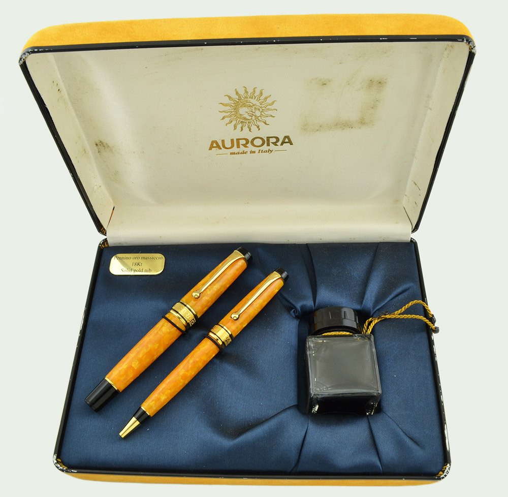 2025新入荷 - Set Pen LE Sole Optima Aurora Fountain Italic Medium w Pen 邦楽